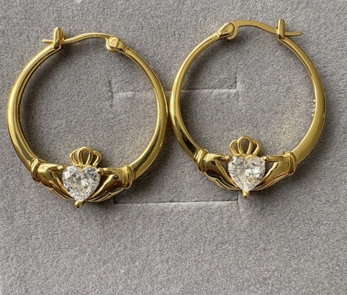 925 claddagh 18carat gold - claddagh,