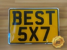 Motorcycle Show Plate - 3x8" /