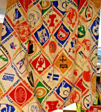 NFL Team Logo Bedroom Curtain