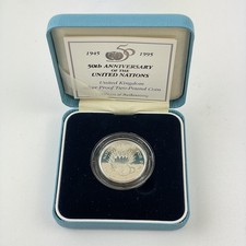 1995 UK Silver Proof £2 Two