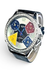 Men's 5 Time Zone Silver &