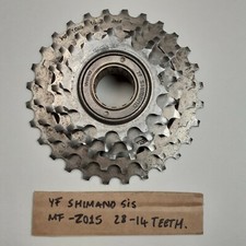 5 Speed Bike Cog  Shimano MF Z015 Freewheel  14-28T Retro Vintage  YF