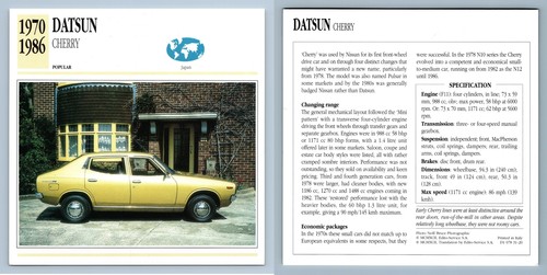 Datsun cherry 1970 86 - cherry,