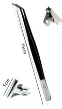 2 pcs set  C- Curve Tweezers and Pinch clump/artificial nail tools/ acrylic/gel