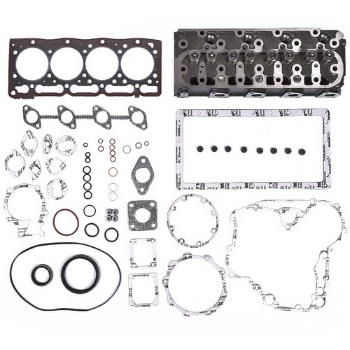 Complete cylinder head - complete, loaded