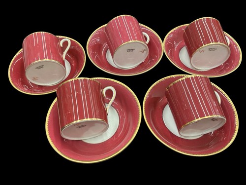 Antique cauldon england - 5x,