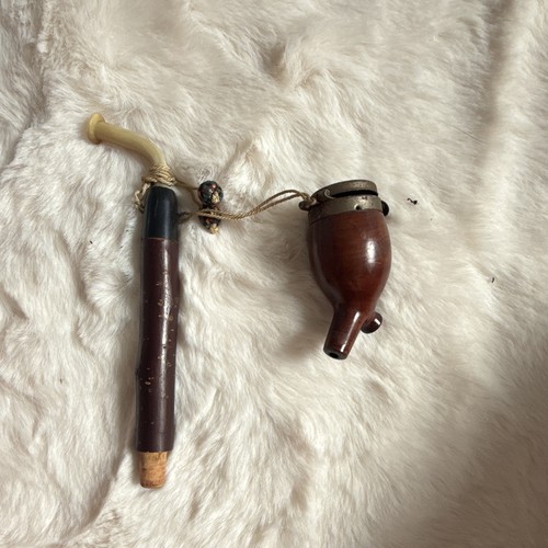Wood tobacco smoking pipe - smoking, w/
