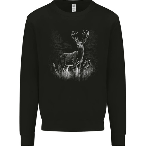 Stag deer mens sweatshirt - deer,