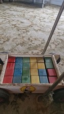 Vintage Push Along Trolly With