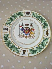 Vice - Admiral Lord Nelson Decorative Plate By Royal Worcester