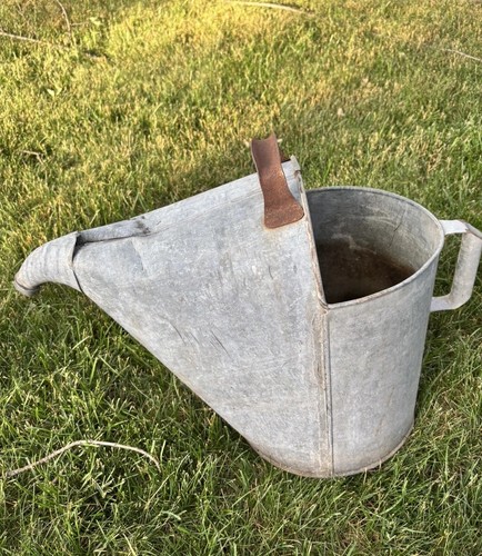 Vtg antique old galvanized - vtg,