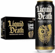 Liquid Death Sparkling Water 5 Flavours, 12 x 500 ml Pack