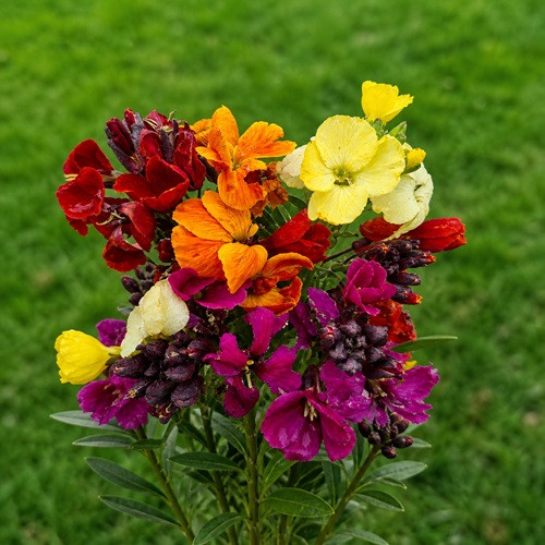 Wallflower cornucopia blush - 'cornucopia, blush'