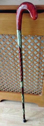 Handmade hazel walking stick - walking,