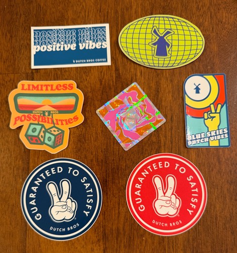 Dutch bros sticker - bros,