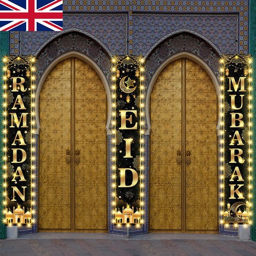 Eid mubarak 3pcs door banner - eid,