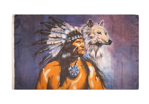 3x5 indian chief native - indian,
