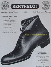 ORIGINAL AD 1910 BERTHELOT