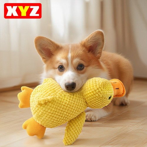 Pet plush duck dog toy - pet,