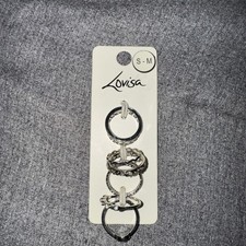 Lovisa 8 Piece Silver Colored
