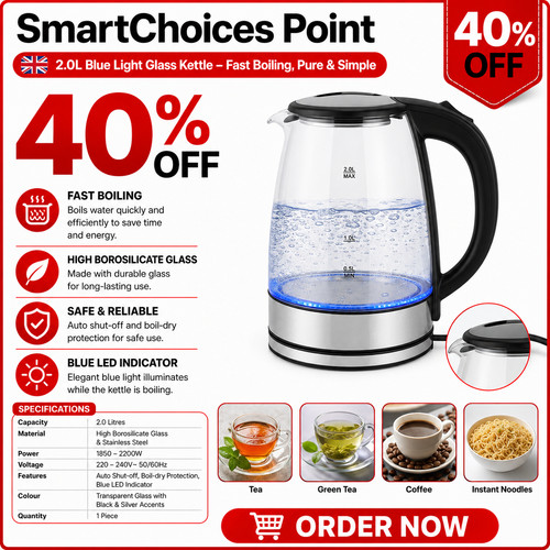 Glass electric kettle fast - kettle,