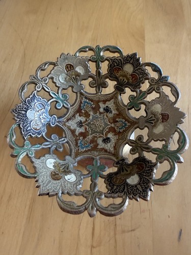 Vintage enamelled brass - enamelled,