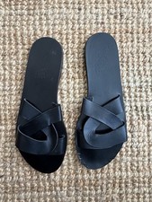 Ancient Greek Sandals Black