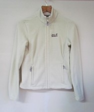 Jack Wolfskin Fleece Vintage size Medium Womens full zip, cream