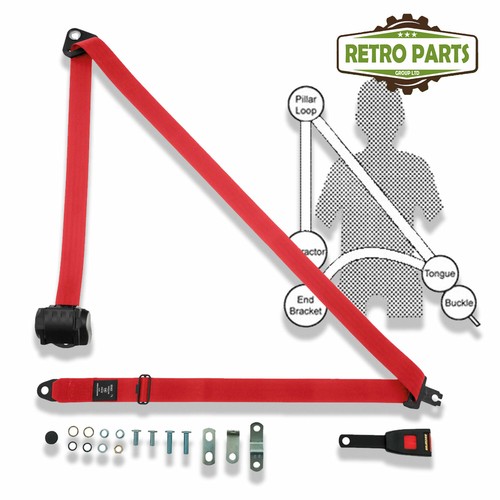 Classic car inertia - seat, belt