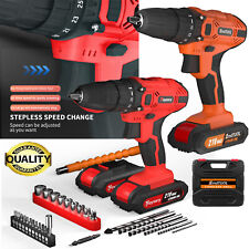 200Nm Cordless Drills Driver 1/2 Battery Rechargeable 21V Electric Screwdriver