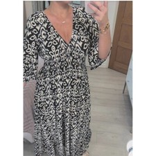 Summer V Neck Dress Womens