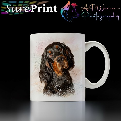 Gordon setter watercolour - setter, mug
