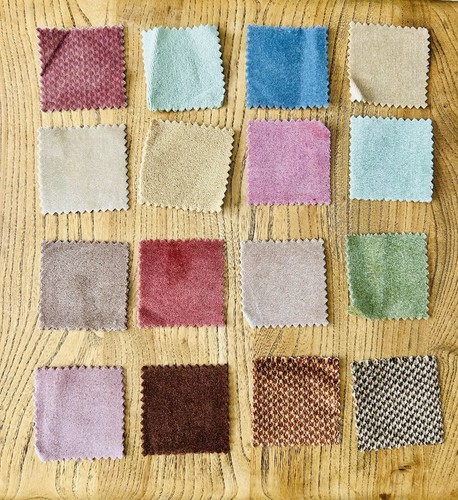 Vintage fabric swatches - fabric,