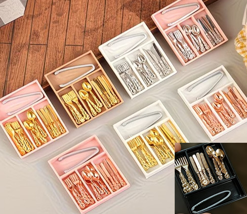 Dolls house cutlery sets - dolls,
