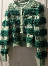 Zara Knit Mohair Cardigan