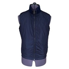 Hugo Boss Tailored T-COY Gilet Dark Blue Padded Packaway Pockets Zip Men's UK36R