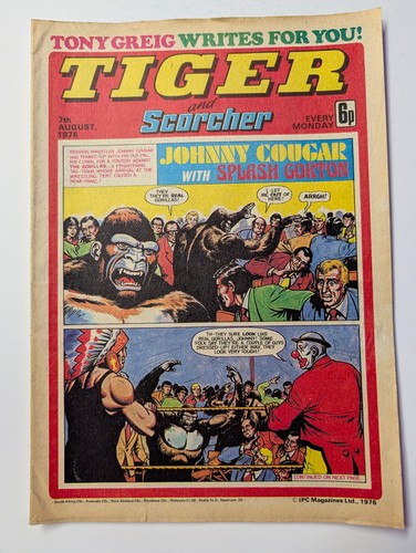 Tiger and scorcher comic - tiger,