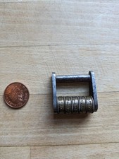 Rare Antique Lock 5 Five