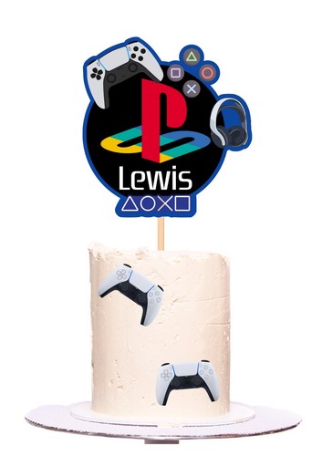 Playstation cake topper and - 5,
