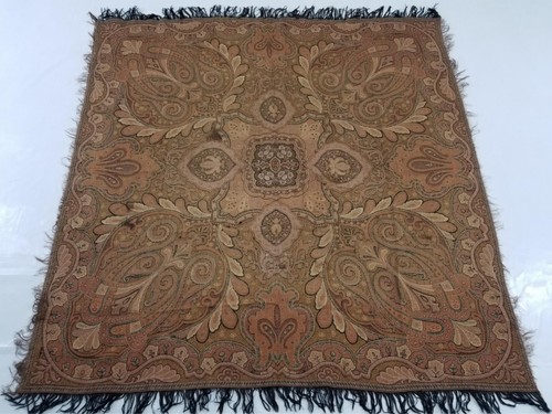 Antique victorian paisley wool - victorian,