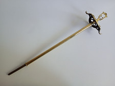 Vintage Brass & Steel Fireside Poker, Fireside Tool