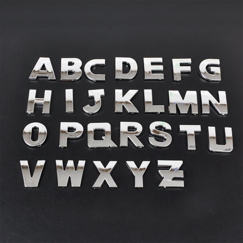 40x diy chrome car emblem - chrome,