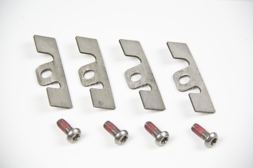 Rear caliper pad guide - rear, plates