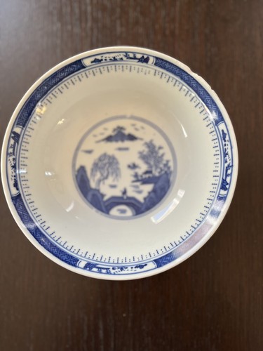 Vintage chinese blue white - vintage,
