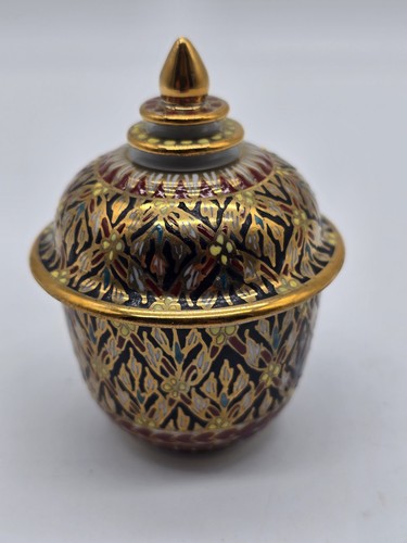 Vintage thai benjarong hand - benjarong,