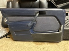 Genuine mercedes 190e w201 Front LEFT Door card BLUE- VGC PASSENGER 190d