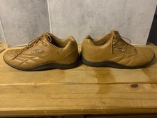 Vintage Oakley Tan/Brown Trainers Lace Up Retro Y2K Size Uk10  US 11 VGC