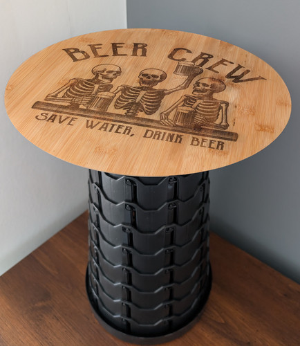 Camping table wooden folding - camping,