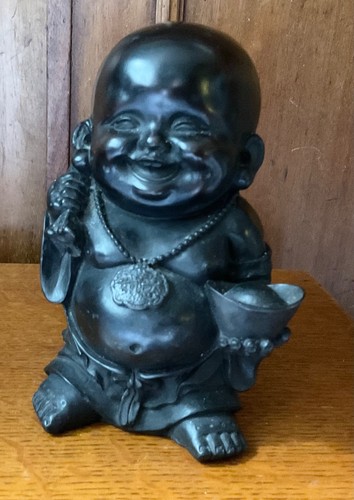 Heavy bronze resin laughing - heavy,