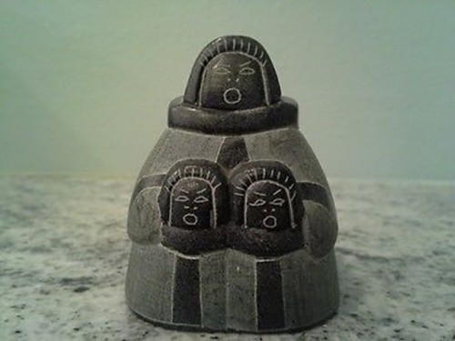 Inuit soap stone carving - inuit,